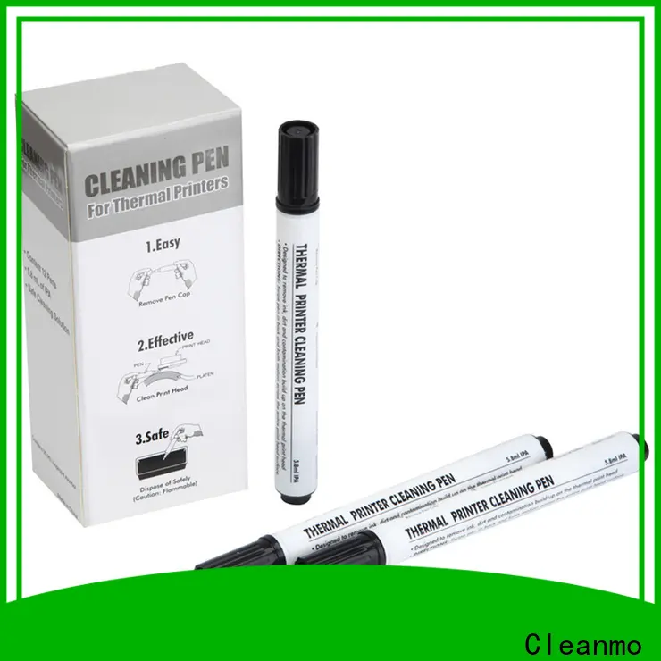 Cleanmo white thermal printhead cleaning pen supplier for Re-transfer Printer Head 1