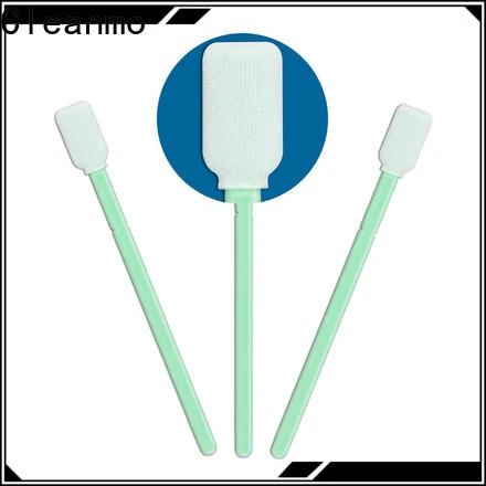 Cleanmo excellent chemical resistance clean room cotton swabs manufacturer for optical sensors 1