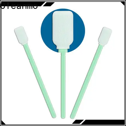 Cleanmo excellent chemical resistance clean room cotton swabs manufacturer for optical sensors 1