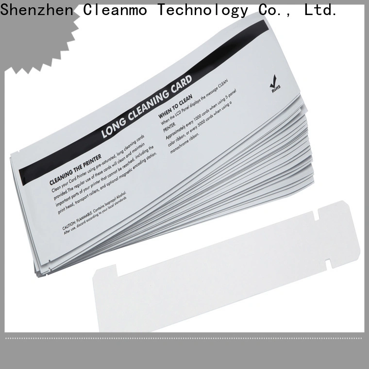 Wholesale custom zebra cleaning card blending spunlace supplier for ID card printers 1
