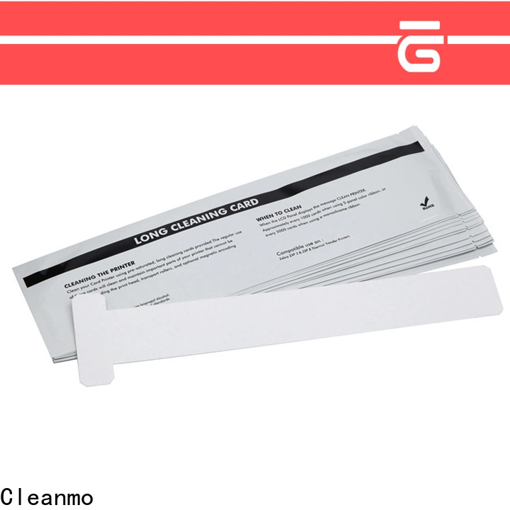 Cleanmo Bulk buy custom zebra printer cleaning cards wholesale for ID card printers1 1