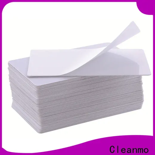 Cleanmo Hot-press compound laser printer cleaning kit factory price for Evolis printer 1