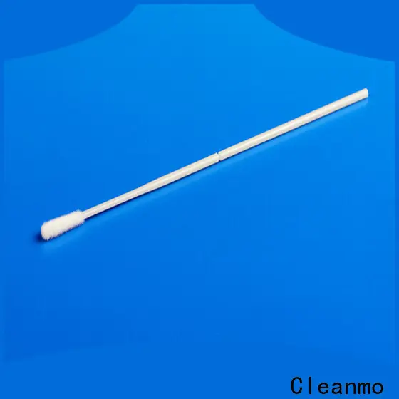Cleanmo frosted tail of swab handle flocked swab factory for hospital 1