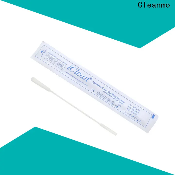 Cleanmo Nylon Fiber head nasopharyngeal nylon flocked swab factory for cytology testing1 1