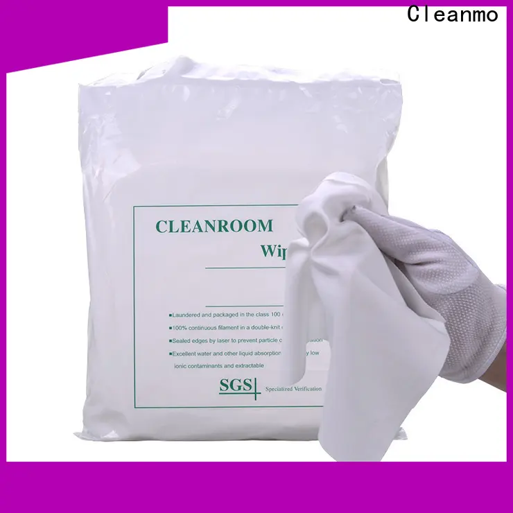 Cleanmo cutting edge polyester wipes wholesale for medical device products 1