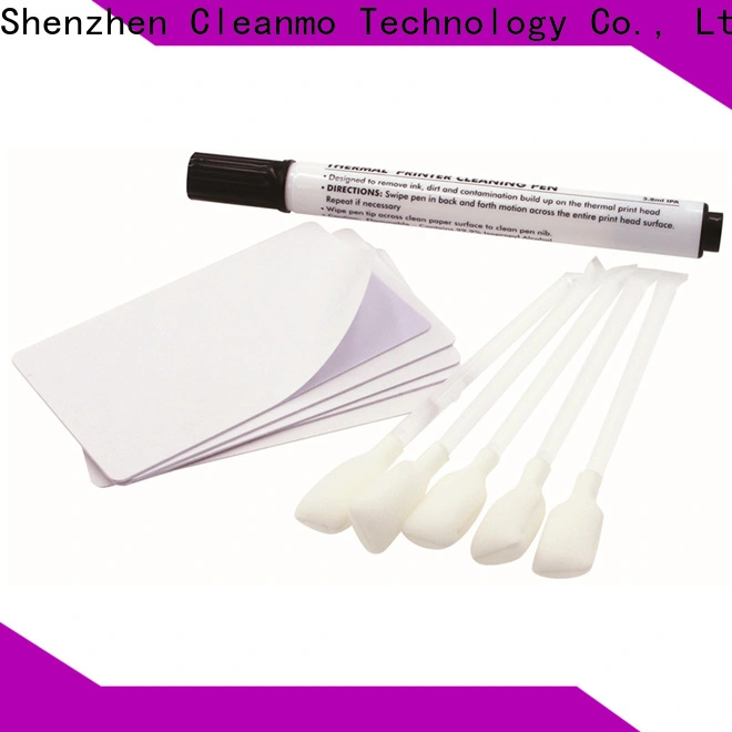 Cleanmo blending spunlace printer cleaning kit factory price for ID card printers 1
