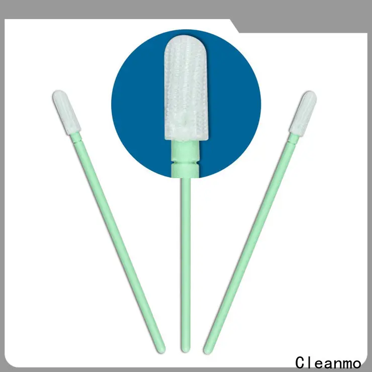 good quality fiber optic swabs double-layer knitted polyester factory for general purpose cleaning 1