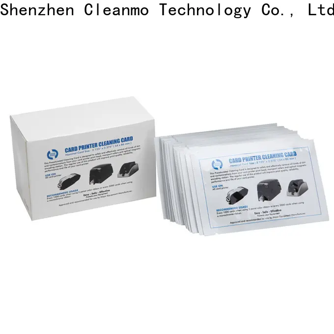 Cleanmo Aluminum foil packing zebra cleaners wholesale for ID card printers 1