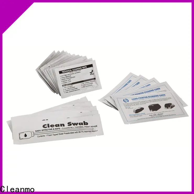 Cleanmo Hot-press compound laser printer cleaning kit supplier for ID card printers3 1