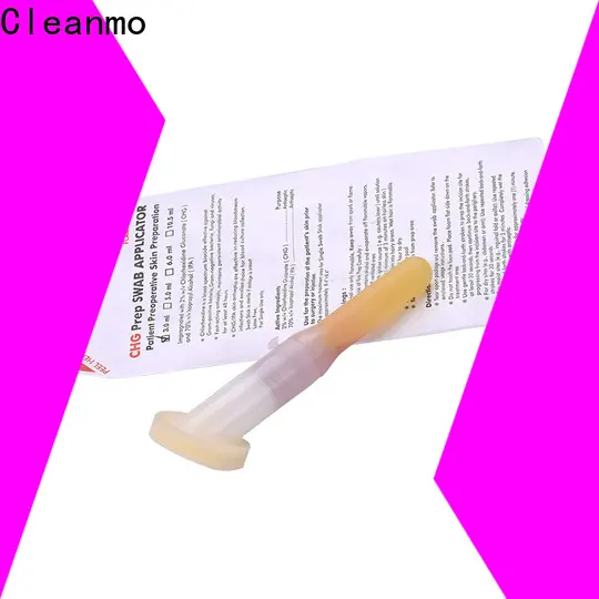 Wholesale best CHG applicators long plastic handle with 2% chlorhexidine gluconate manufacturer for biopsies 1