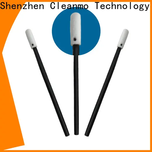 Cleanmo small ropund head dacron swab supplier for general purpose cleaning 1