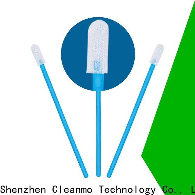 Cleanmo excellent chemical resistance fiber optic cleaning swabs manufacturer for printers 1