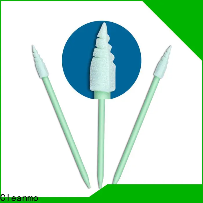 Cleanmo small ropund head mouth swabs supplier for Micro-mechanical cleaning 1