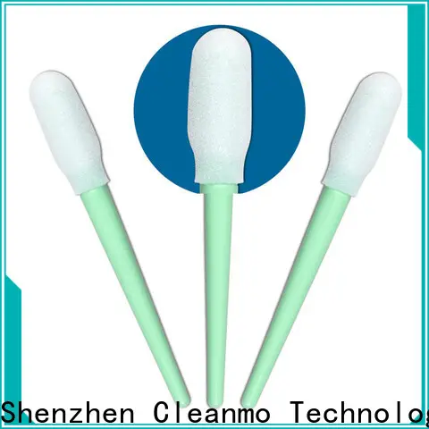 Wholesale swisspers cotton swabs ESD-safe Polypropylene handle supplier for excess materials cleaning 1