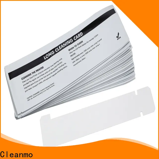 Cleanmo non woven zebra cleaners wholesale for ID card printers2 1