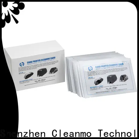 Custom high quality zebra printer cleaning non woven wholesale for Zebra P120i printer 1