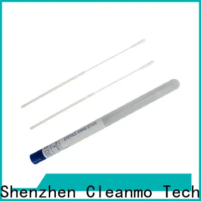 Cleanmo frosted tail of swab handle flocked nylon swab manufacturer for cytology testing 1