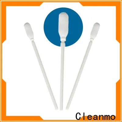 Cleanmo green handle puritan swabs factory price for excess materials cleaning 1