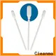 Cleanmo green handle puritan swabs factory price for excess materials cleaning 1