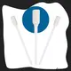Custom big cotton buds ESD-safe Polypropylene handle manufacturer for general purpose cleaning 1