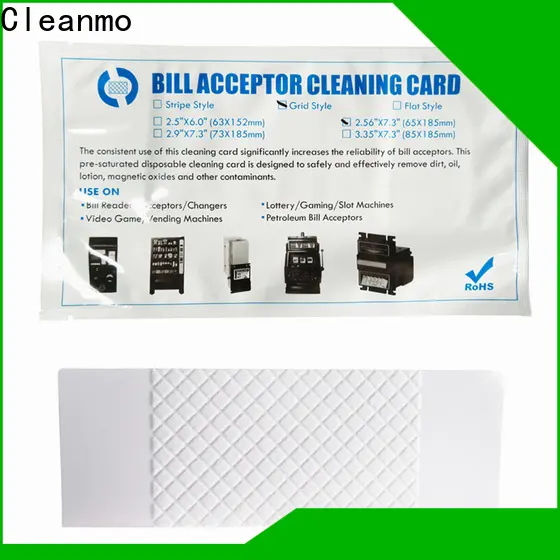 Cleanmo pvc atm cleaning cards wholesale for currency counters1 1