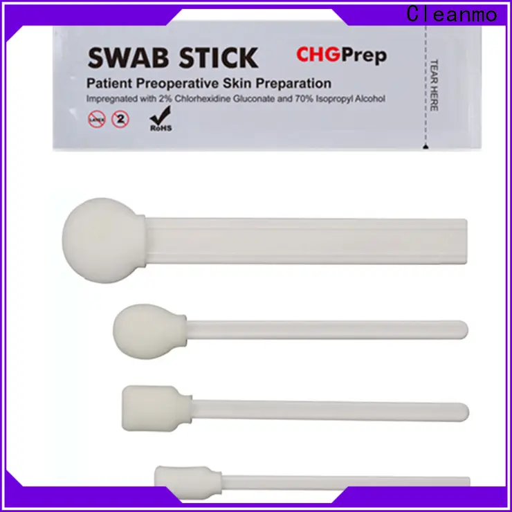 Cleanmo Bulk purchase OEM ipa swabs factory price for Surgical site cleansing after suturing 1