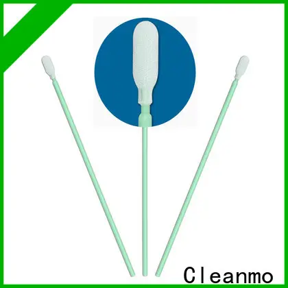 Cleanmo double-layer knitted polyester cleanroom swabs foam factory for microscopes 1