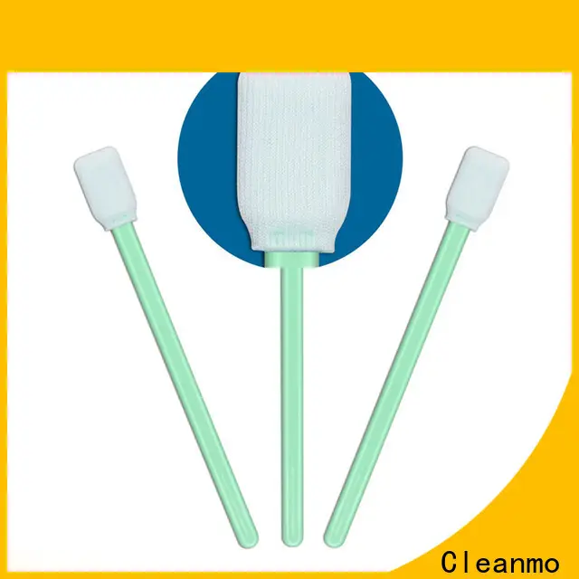Cleanmo high quality clean room cotton swabs manufacturer for general purpose cleaning 1