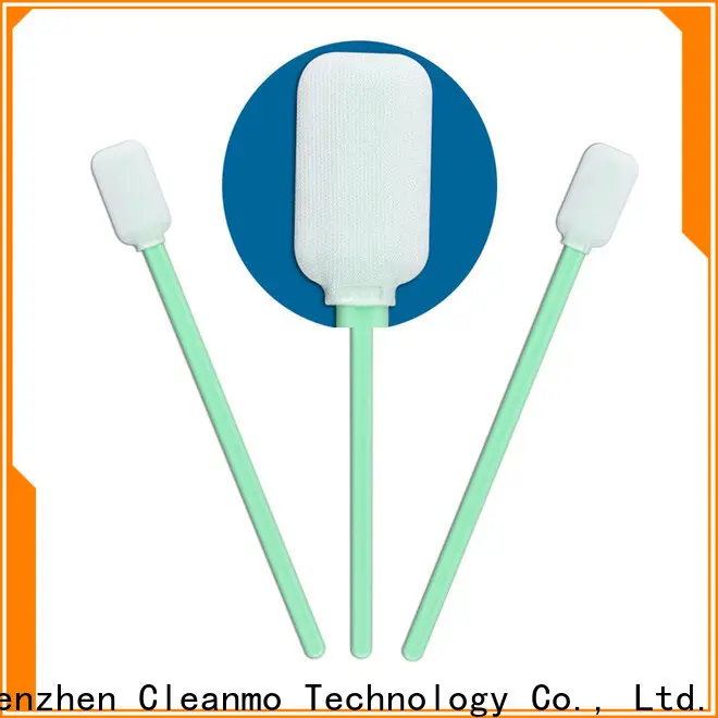 Cleanmo double layers of microfiber fabric Microfiber Industrial Swab Sticks factory price for excess materials cleaning 1