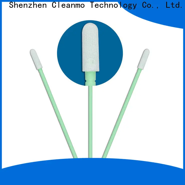 Cleanmo ESD-safe Disposable Microfiber Swabs factory price for Micro-mechanical cleaning 1