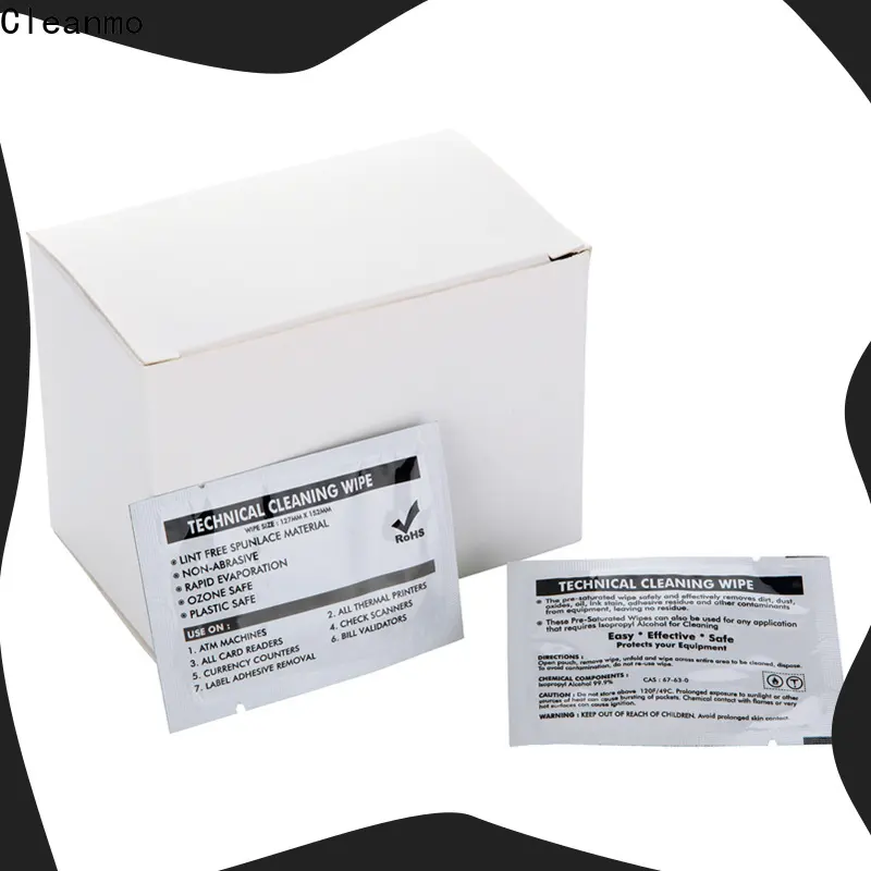 Cleanmo Aluminum Foil Evolis Cleaning cards manufacturer for Evolis printer2 1