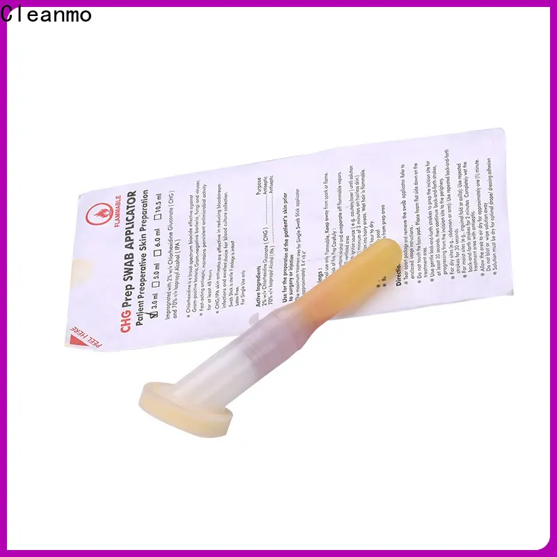 OEM high quality 2%CHG/70% IPA applicators 70% isopropyl alcohol liquid wholesale for biopsies 1