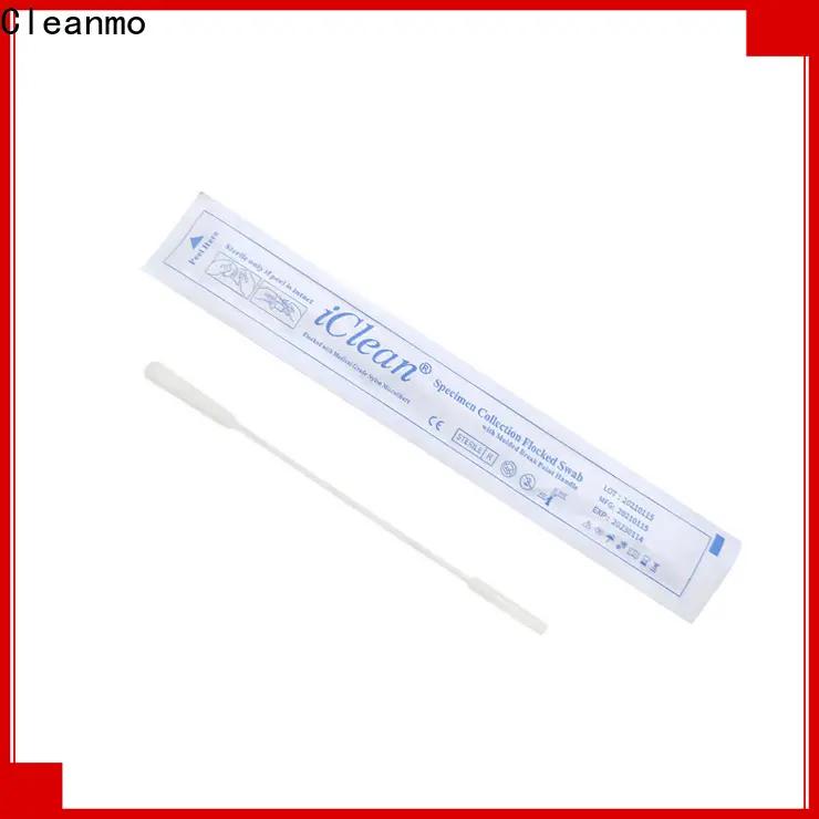 Cleanmo Nylon Fiber head sample collection swabs wholesale for molecular-based assays 1