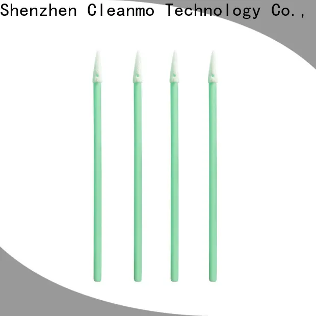 Cleanmo flexible paddle fiber optic cleaning swabs wholesale for optical sensors 1