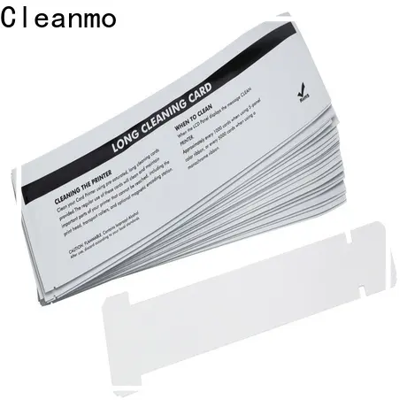 Cleanmo pvc zebra printhead cleaning factory for ID card printers 1