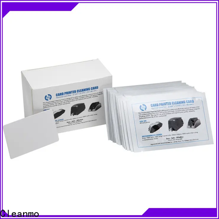 Cleanmo plastic core hotel key card cleaner manufacturer for POS Terminal 1