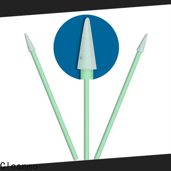 Cleanmo Polyurethane Foam pointed cotton swabs wholesale for general purpose cleaning 1