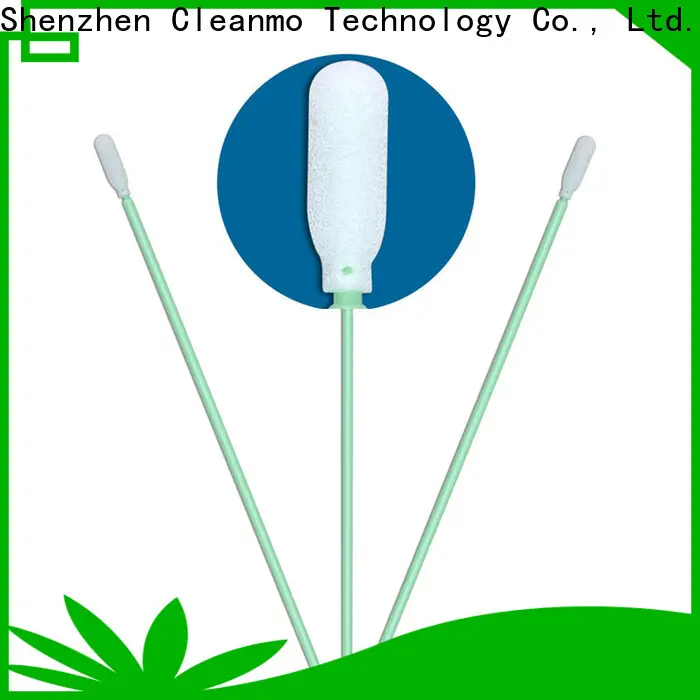 Cleanmo precision tip head sponge mouth swabs factory price for general purpose cleaning 1