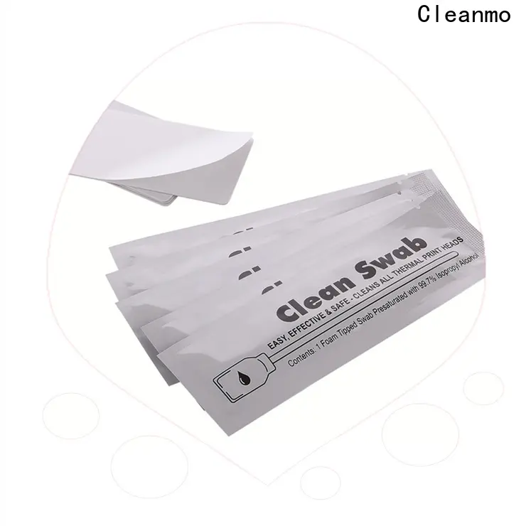Cleanmo Electronic-grade IPA Snap Swab clean printer head supplier for Evolis printer1 1