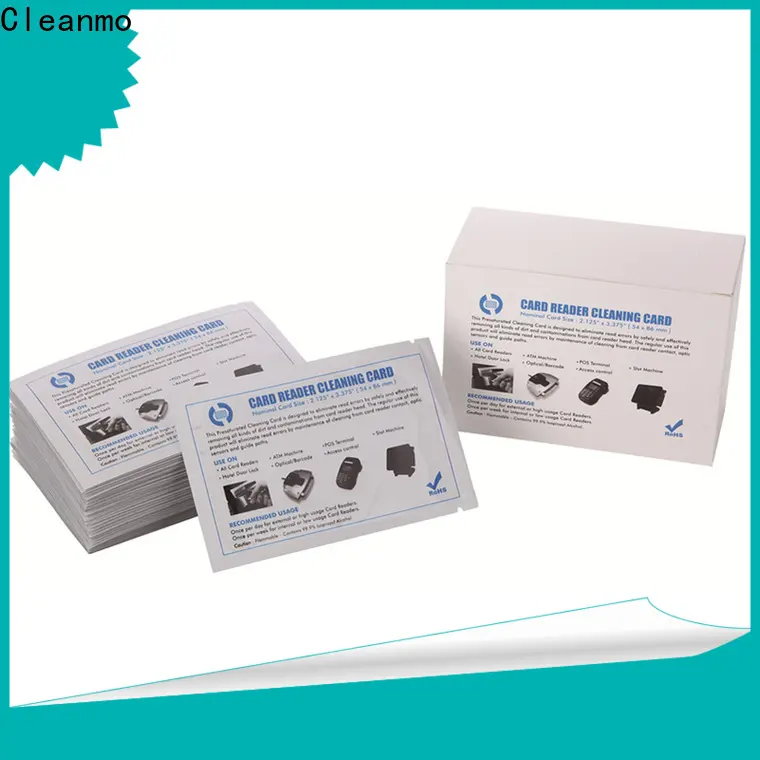 Cleanmo Electronic-grade IPA Snap Swab Evolis Cleaning cards wholesale for Evolis printer 1