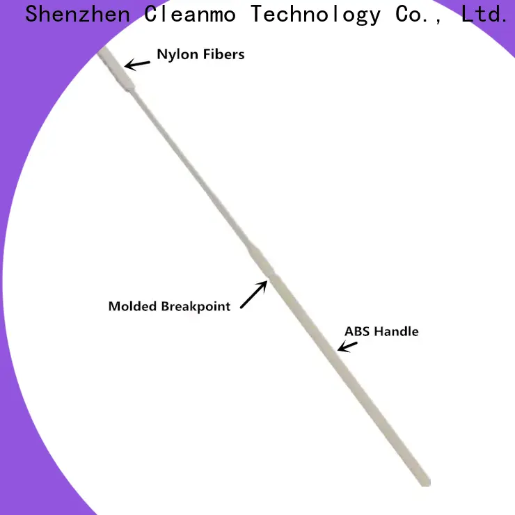 Cleanmo ABS handle nylon flocked swab manufacturer for cytology testing1 1