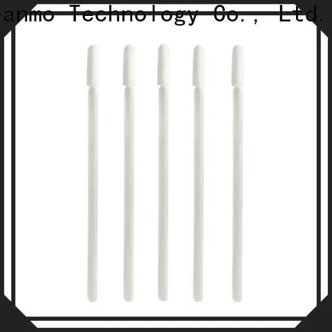 OEM high quality lint free cleaning swabs small ropund head manufacturer for excess materials cleaning 1