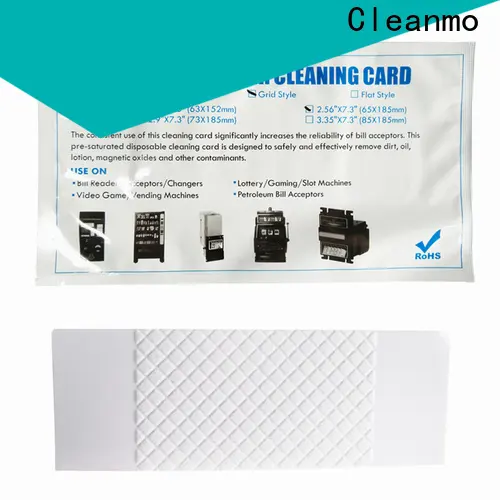 Cleanmo Bulk buy ODM dollar bill validator cleaning card factory for dollar bill readers 1