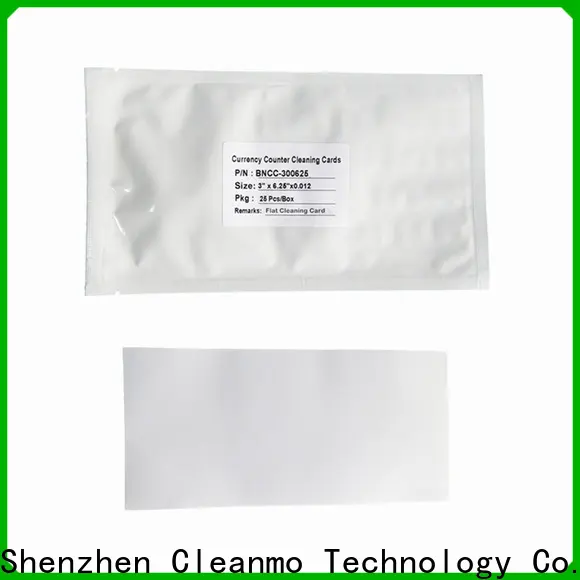Cleanmo credit card machine cleaning cards wholesale for Currency Counter 1