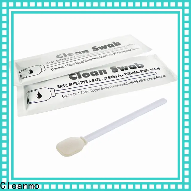 Cleanmo Custom printer swabs manufacturer for ID Card Printers 1