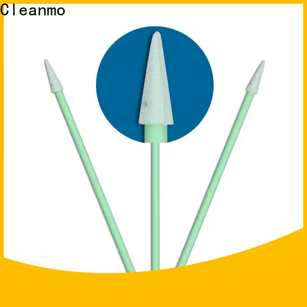 Cleanmo ESD-safe Polypropylene handle swab stick wholesale for excess materials cleaning 1