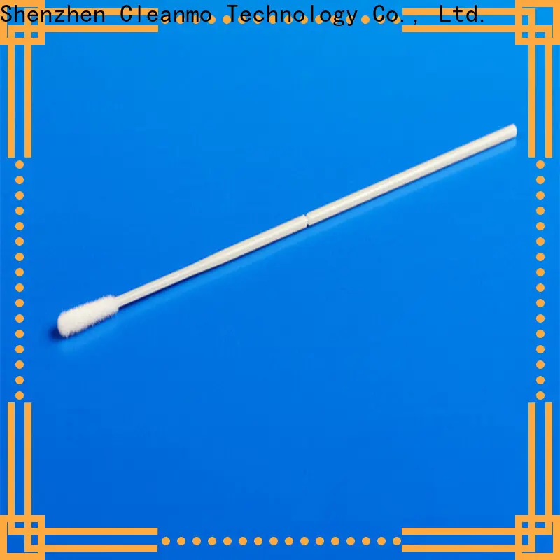 Cleanmo molded break point nylon flocked nasopharyngeal swab manufacturer for cytology testing 1