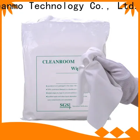 Custom best microfiber cleanroom wipes polyester manufacturer for chamber cleaning 1