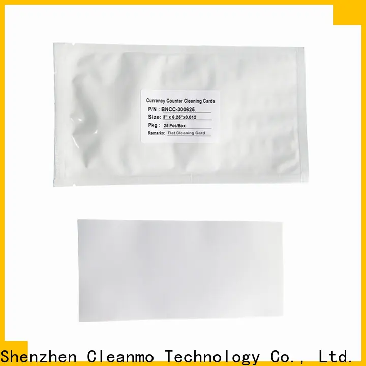Cleanmo convenient credit card reader cleaner manufacturer for Currency Counter 1