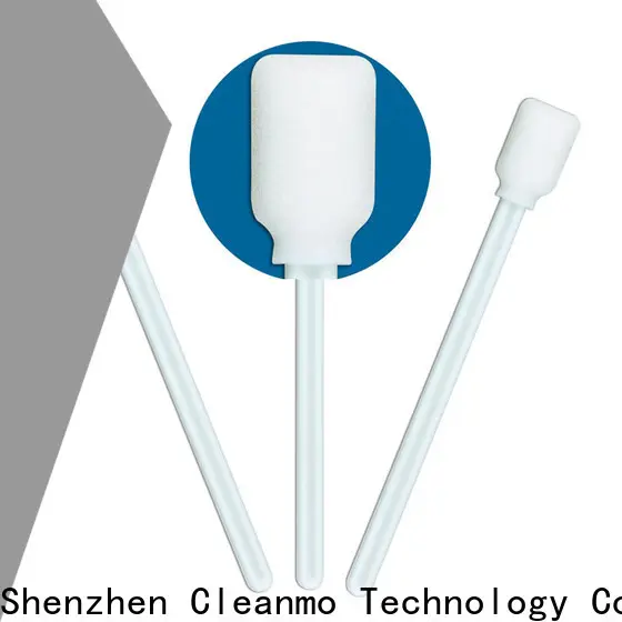 Cleanmo ESD-safe Polypropylene handle swab applicator factory price for Micro-mechanical cleaning 1